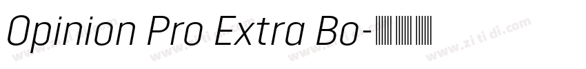 Opinion Pro Extra Bo字体转换